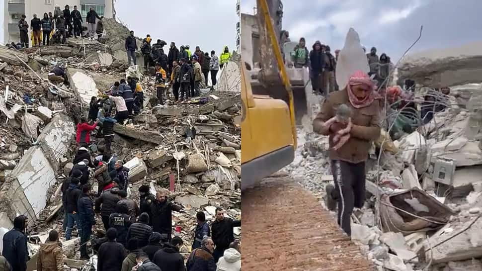 Syria Earthquake: Newborn Tied to Mother With Umbilical Cord Pulled From Rubble- Watch Viral Video, Thousands Offer To Adopt