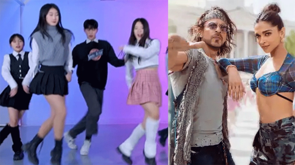 Korean Dance Group Shakes Leg to Shah Rukh Khan-Deepika Padukone&#039;s Pathaan song in Viral Video