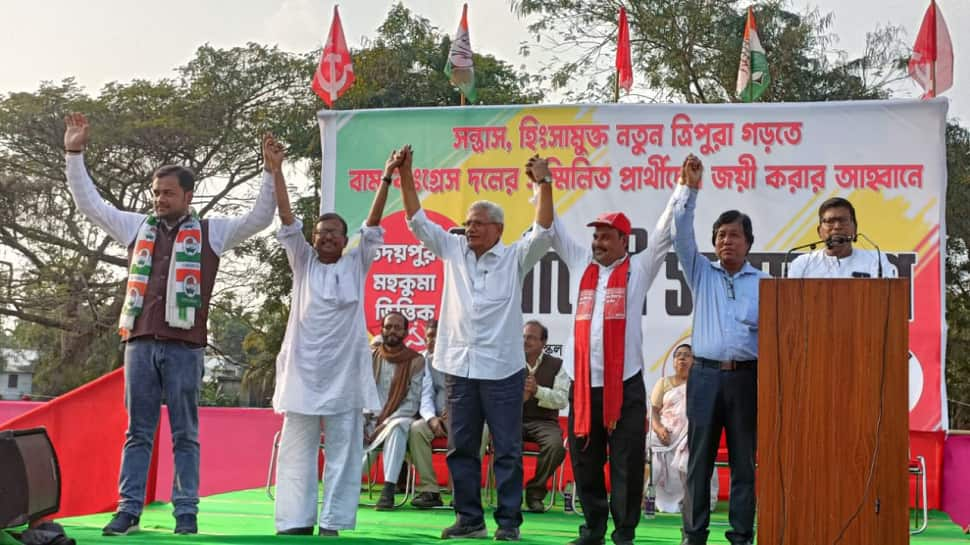 Tripura Elections 2023: Three-Cornered Fight will Help Left-Congress Alliance, says CPIM Gen Secy Sitaram Yechury 