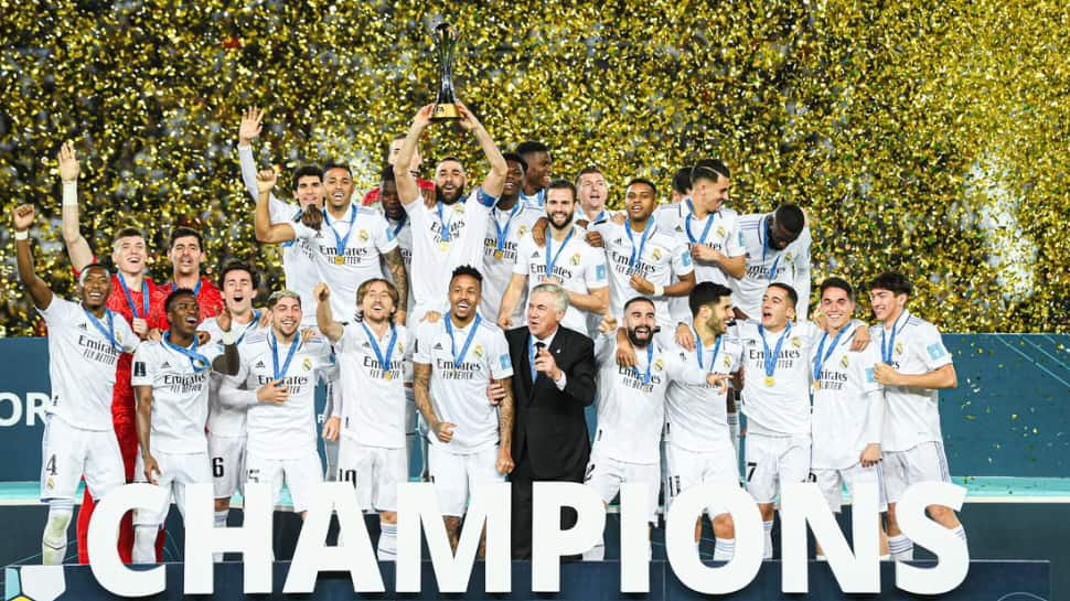 Vinicius Junior Scores Twice as Real Madrid Beat Al-Hilal 5-3 to win 8th Club World Cup