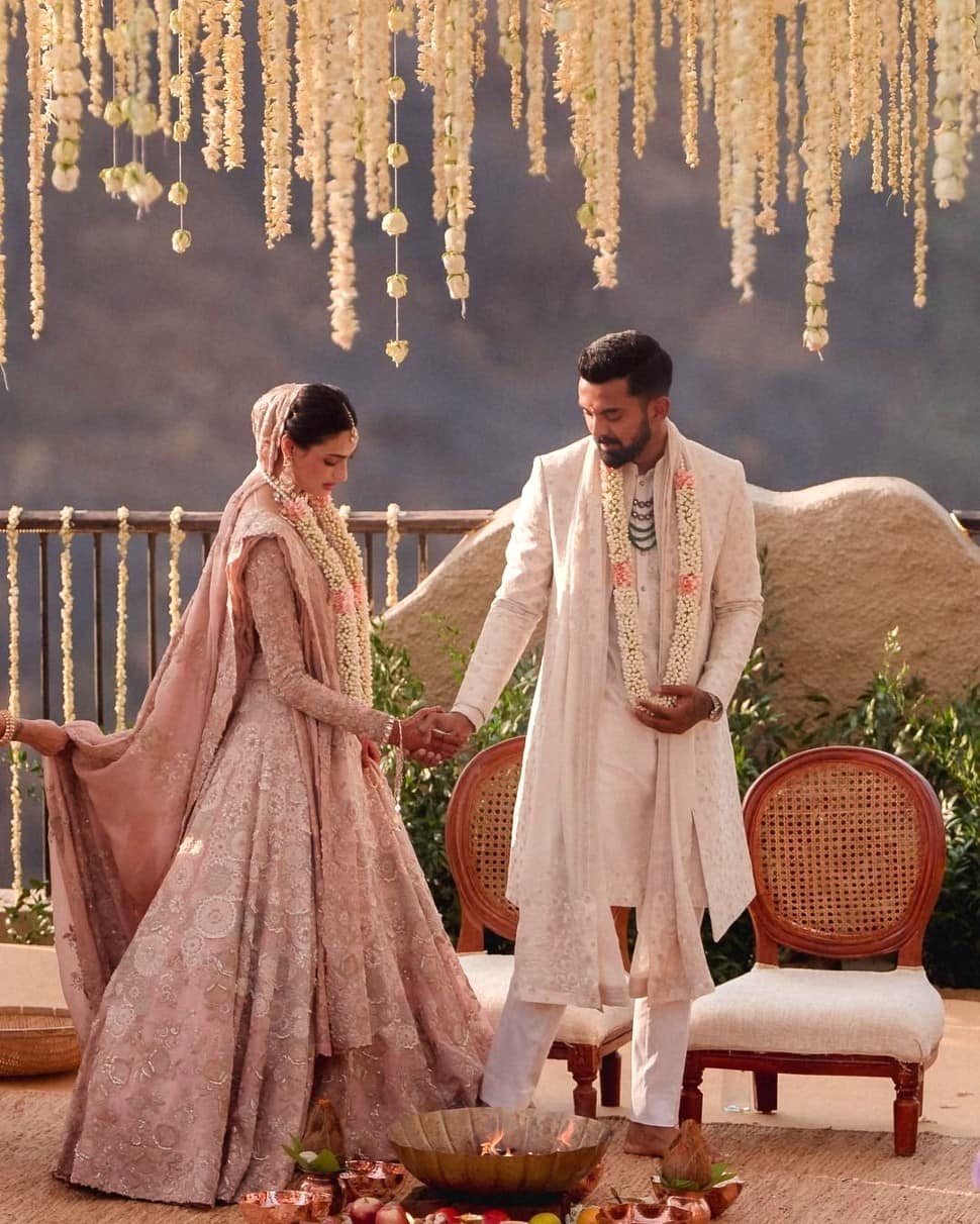 Team India opener KL Rahul got married to Bollywood star Athiya Shetty on January 23. (Source: Twitter)