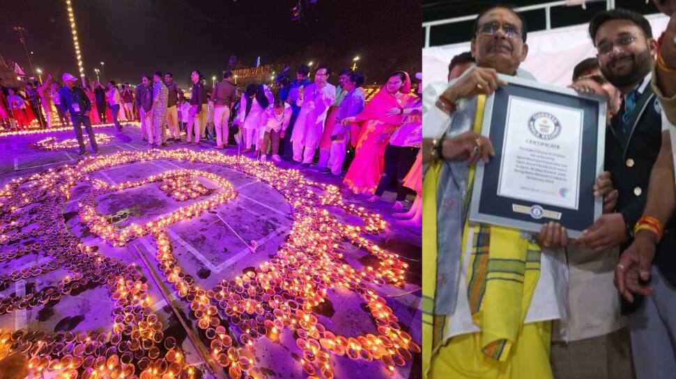 Maha Shivaratri: Ujjain Breaks Ayodhya&#039;s Guinness World Record, Lights Over 18 Lakh Diyas