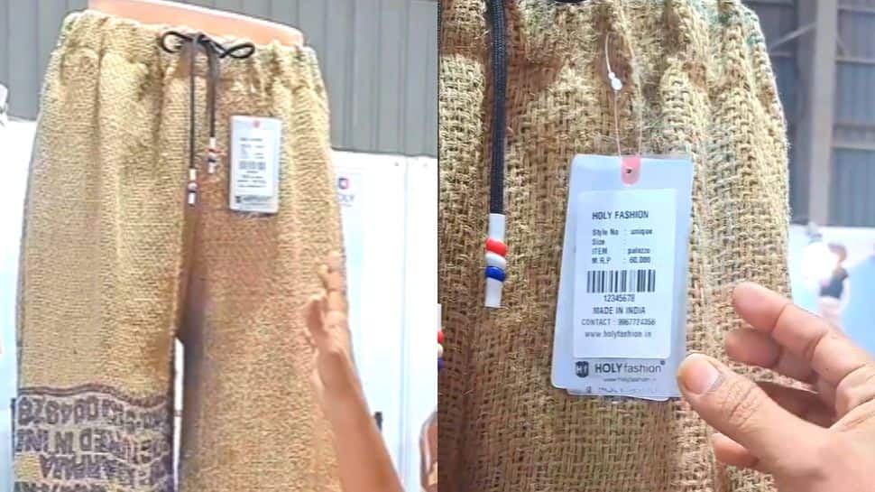 Viral Video: Palazzo Pants, Made of Jute, Priced at Rs 60,000; Netizens Shocked