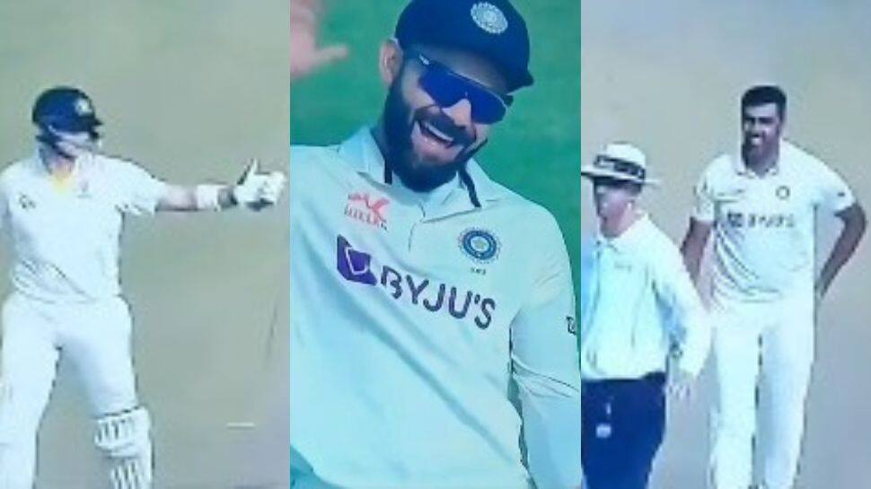 Watch: R Ashwin Almost &#039;Mankad&#039; Steve Smith in Delhi Test, Virat Kohli&#039;s Reaction Goes Viral - Check 