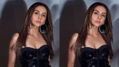 Rakul Preet Singh Sizzles in Black Sequined Dress