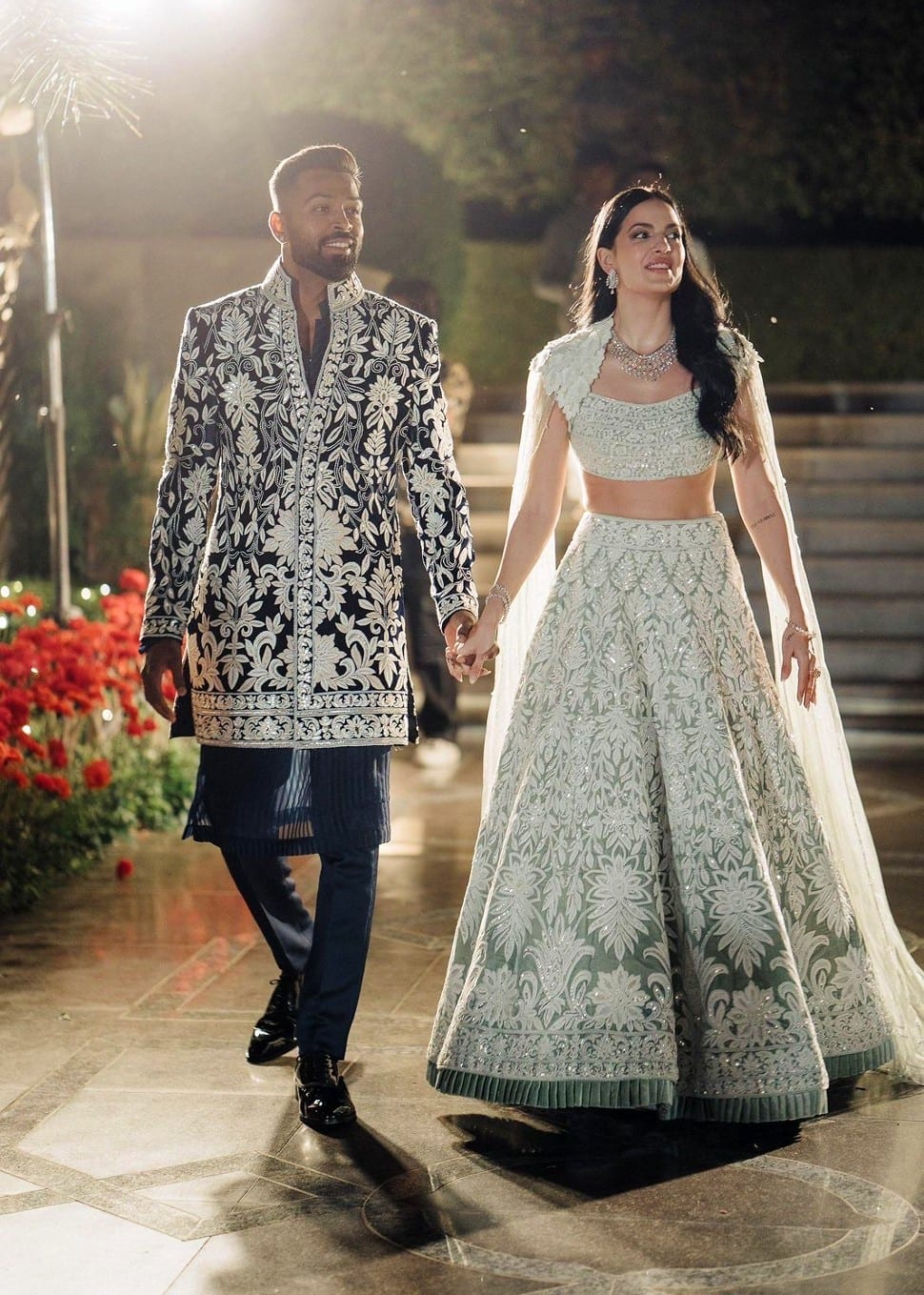 Hardik Pandya had met Natasa Stankovic at a bar in 2019 and the couple announced their engagement on January 1, 2020. (Source: Twitter)