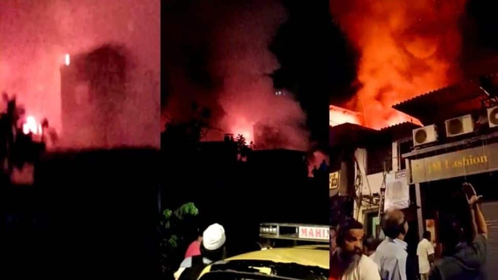 Watch: Fire Engulfs Small Businesses in Mumbai&#039;s Dharavi Area, No Casualties