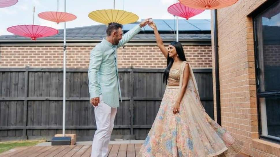 Glenn Maxwell and Vini Raman got married in March 2022. The couple first married as per christian rituals on 18th March 2022 before tying the knot in a traditional Tamil-style wedding on March 27th. (Source: Instagram)