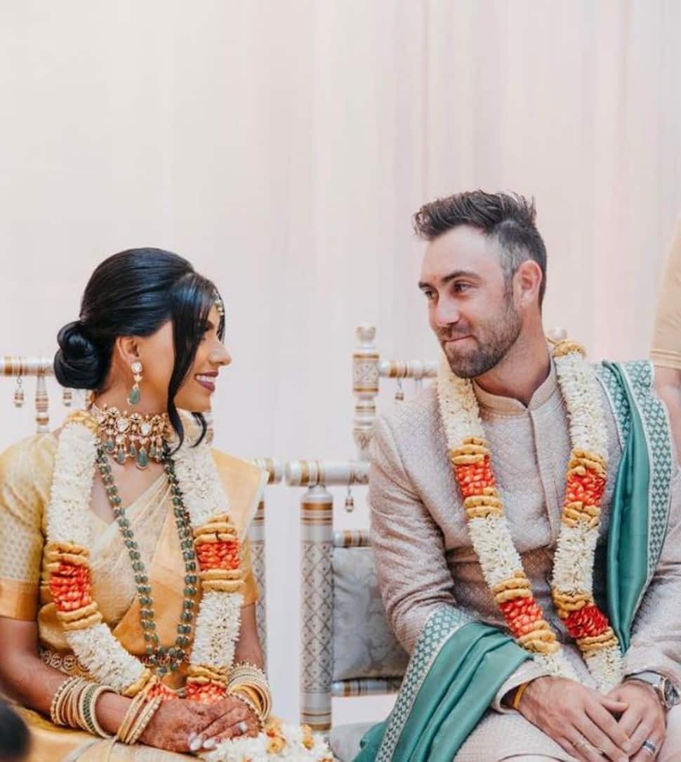 Australia and Royal Challengers Bangalore (RCB) all-rounder Glenn Maxwell has recovered after fracturing his ankle last year. Maxwell has been picked for three-match ODI series vs India next month. He is married to India-origin pharmacist Vini Raman. (Source: Instagram)