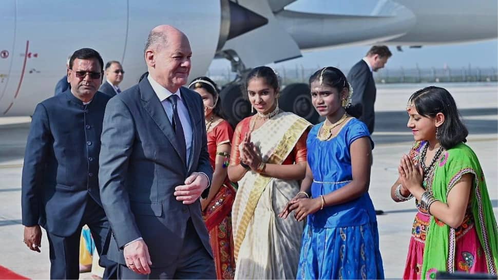 German Chancellor Arrives In India, Says &#039;We Already Have Very Good Relations&#039;