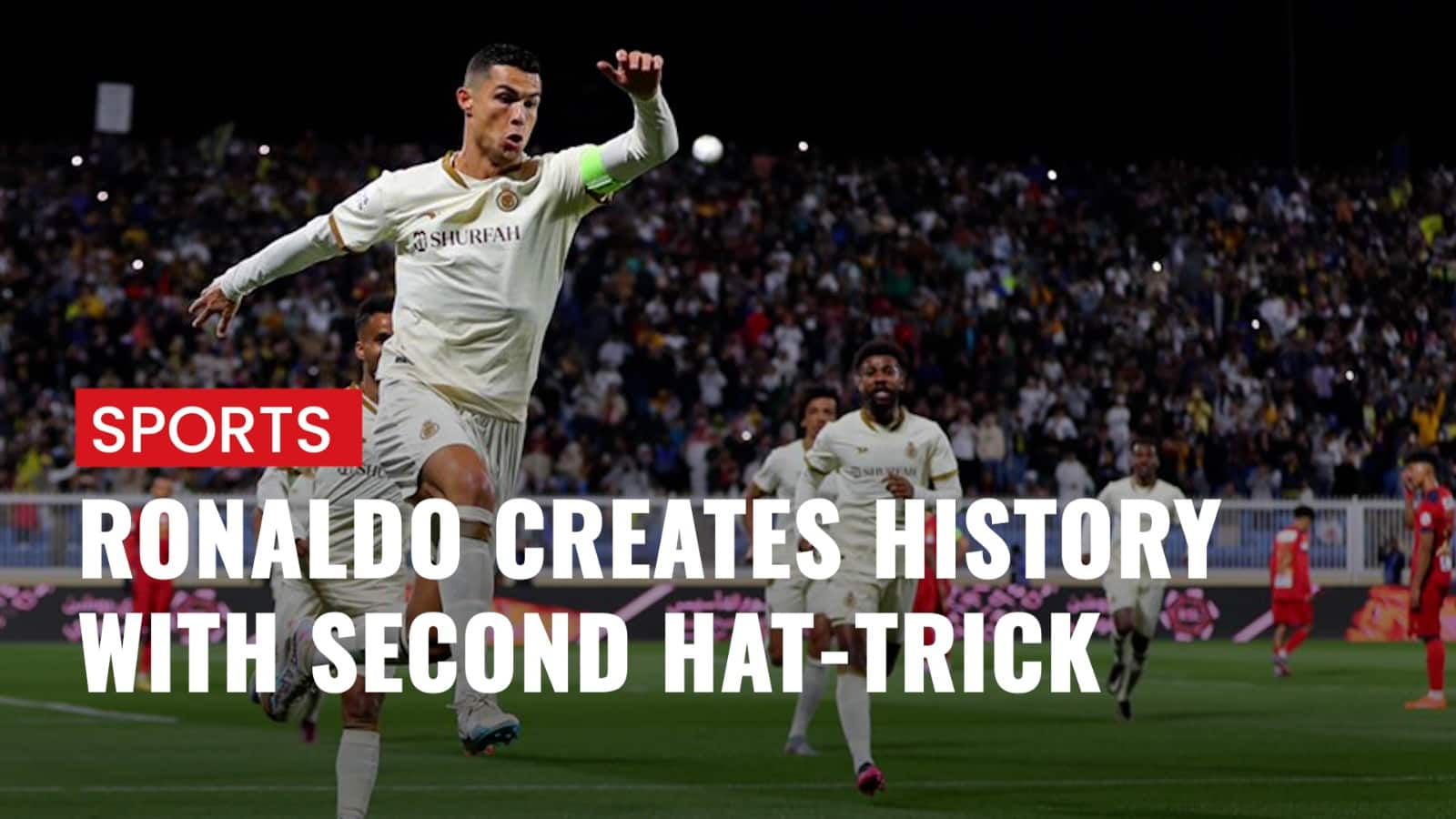 Cristiano Ronaldo Creates New Records In Saudi Pro League After A Stunning First Half Hat Trick