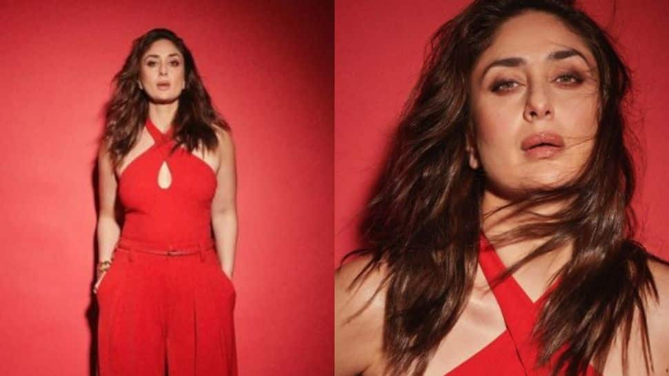 Kareena Kapoor Khan's Vibrant Red Jumpsuit