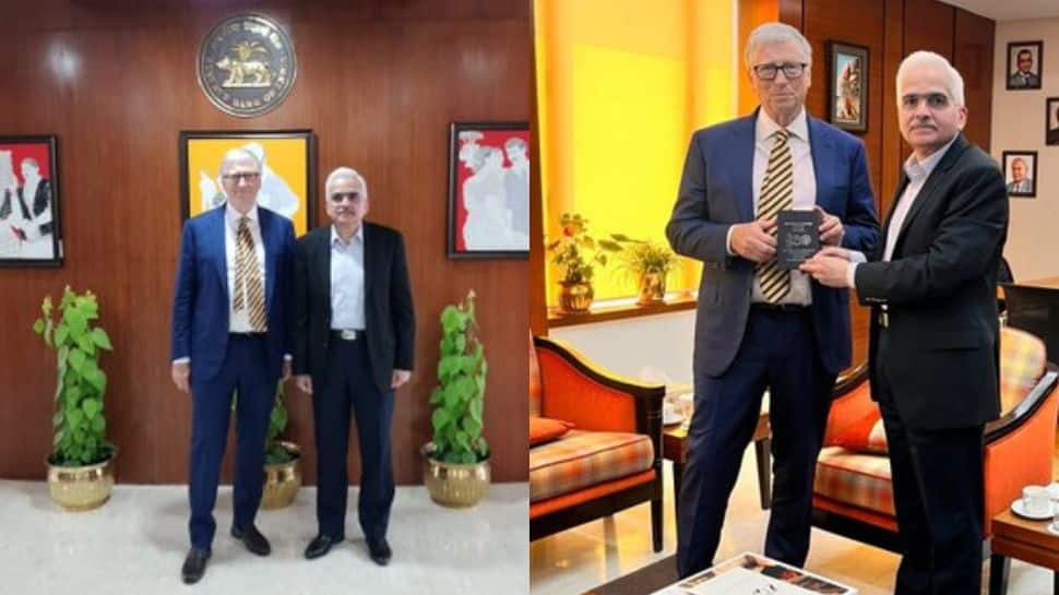 Bill Gates Visits RBI HQ In Mumbai; Meets Governor ShaktiKanta Das For Wide Range Discussions