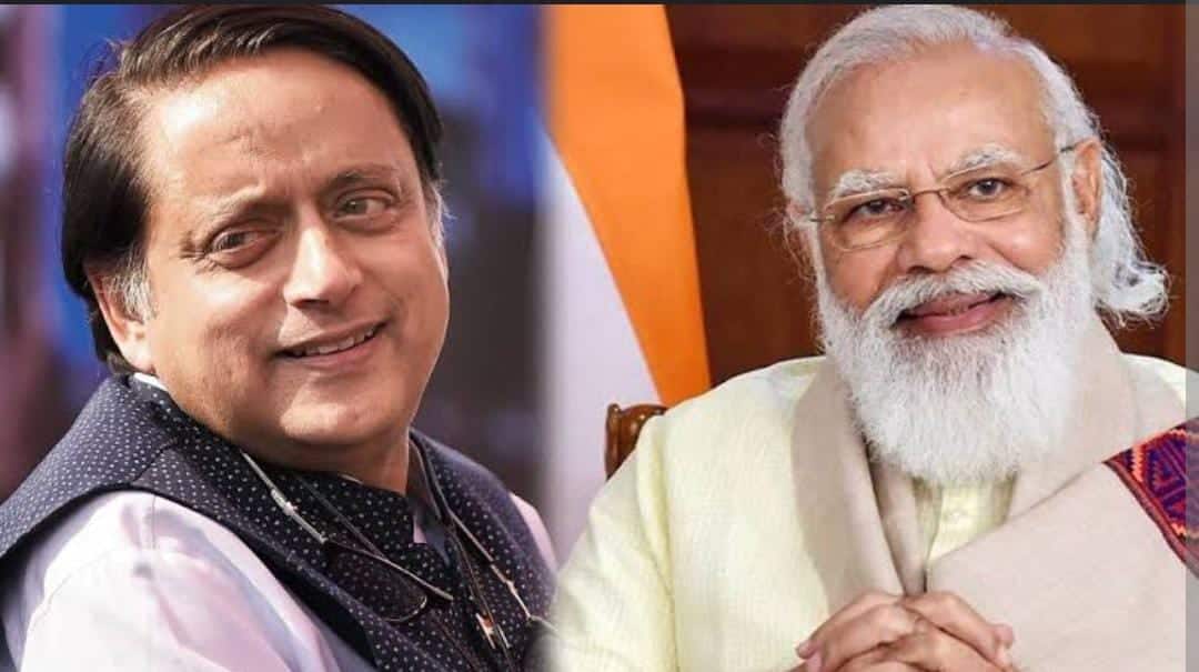 'Guess He Was Only Talking About Beef': Tharoor's BIG DIG At PM Modi's 'Na Khaunga na...' Slogan 'Guess He Was Only Talking About Beef': Tharoor's BIG DIG At PM Modi's 'Na Khaunga na...' Slogan