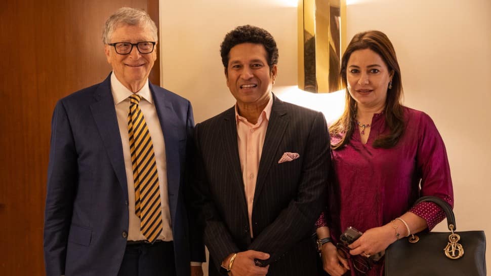 Sachin Tendulkar Meets Bill Gates in Mumbai, Fans Say ‘Two Legends Together’, Check PIC