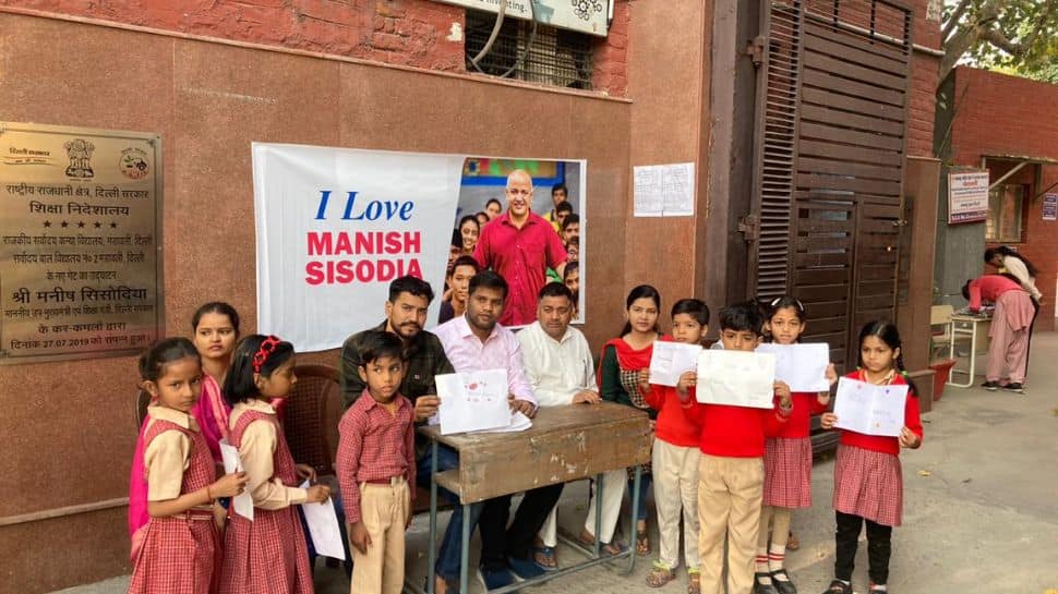 Case Filed After &#039;I Love Manish Sisodia&#039; Posters Hung Outside Delhi Govt School: &#039;Trying To Brainwash Children&#039;