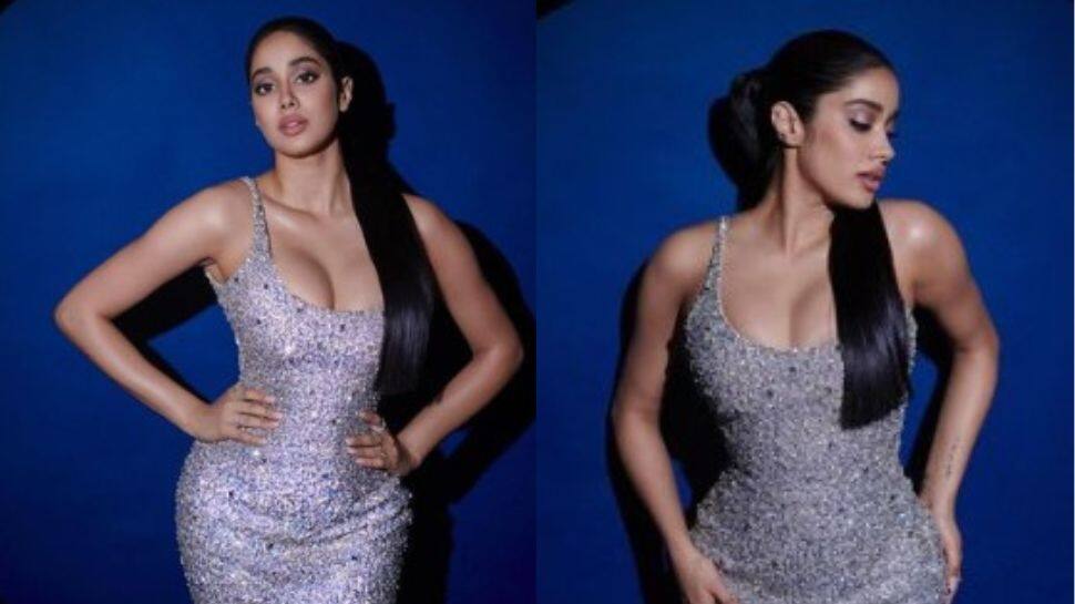 Janhvi dazzles in silver dress