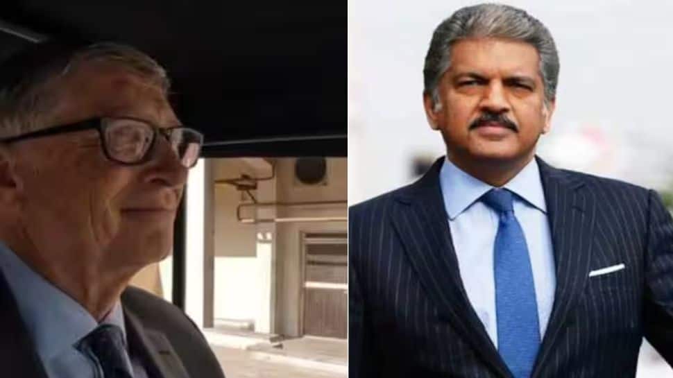 Anand Mahindra Reacts to Bill Gates Driving E-Rickshaw, Asks Billionaire To Race Sachin Tendulkar