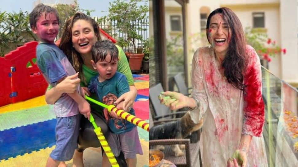 Kareena Kapoor Enjoys ‘Fab Holi Session’ With Taimur And Jeh, Misses Saif Ali Khan  