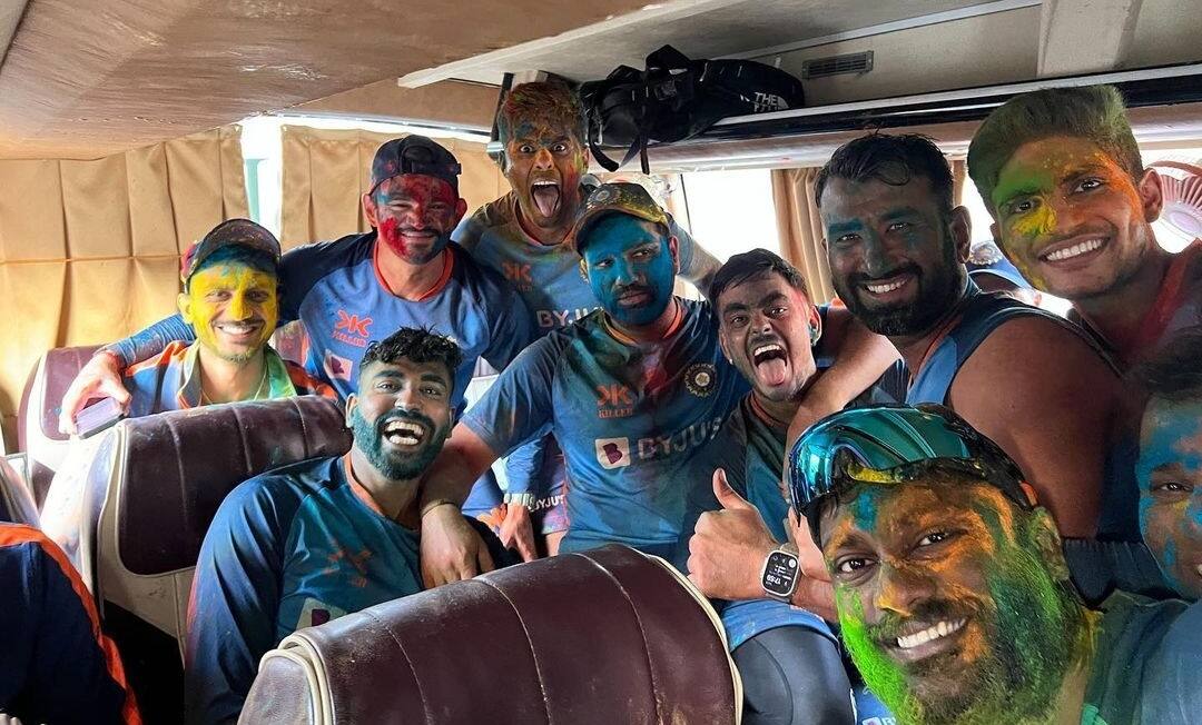 Celebrations in the bus