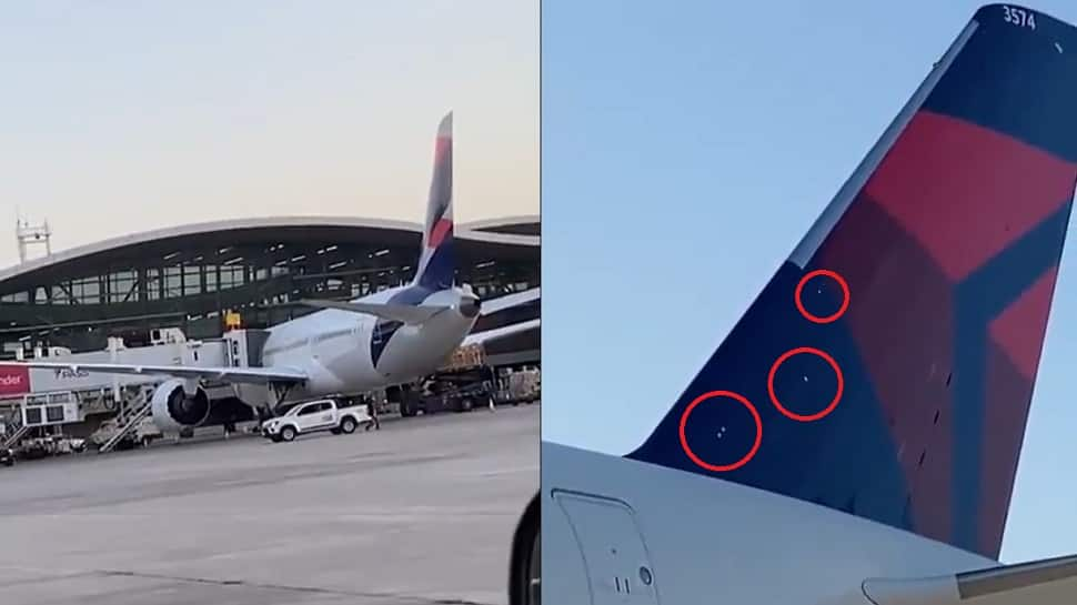 Heist Attempt At Chile&#039;s Santiago Airport Leaves Delta Airline&#039;s Plane Damaged With Bullets: Watch Video