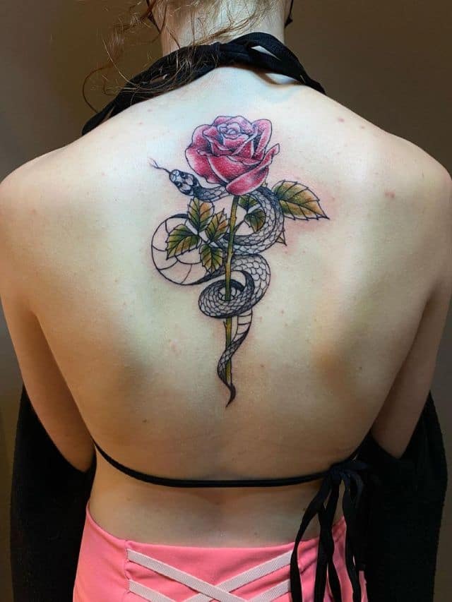 7 Gorgeous Back Tattoos For Females that Symbolise Strength
