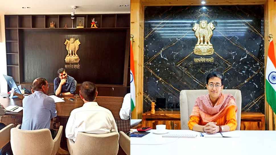 Newly Inducted Delhi Ministers Atishi, Saurabh Bhardwaj Take Charge Of Ministries Today