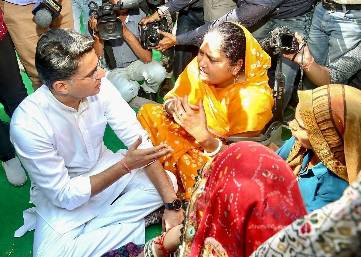 ‘Listening To Their Demands Putting Aside Ego’: Sachin Pilot On Protest By Pulwama Terror Attack Widows