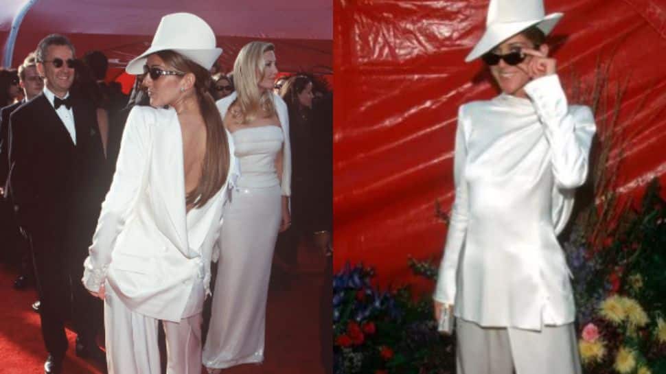 Celine Dion's Backward Tuxedo