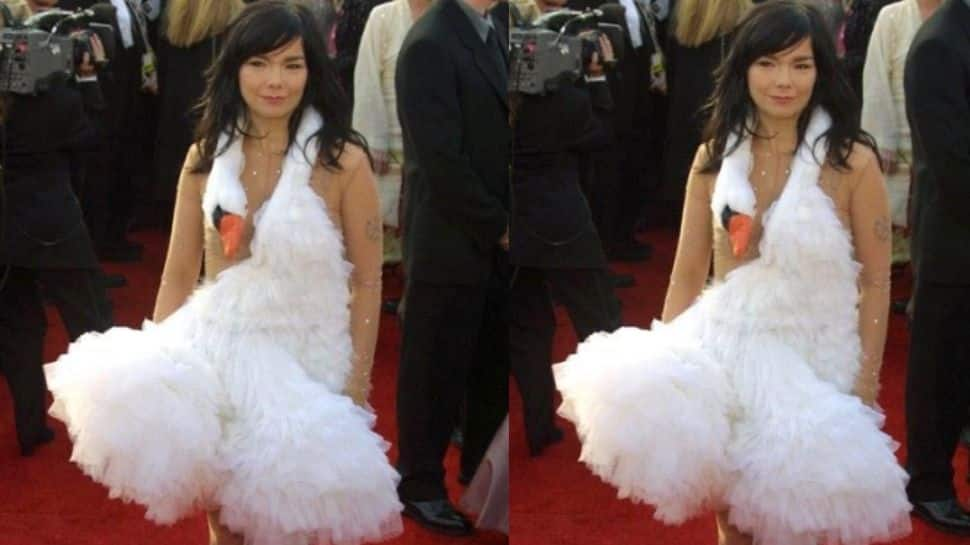 Bjork's Swan Look in 2001