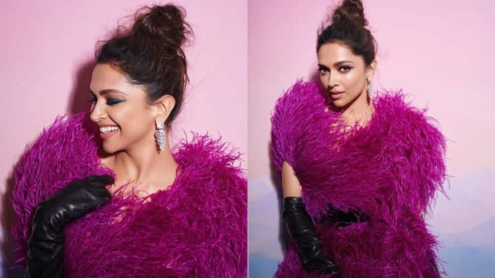 Oscars 2023: Deepika Padukone Breaks Internet In Purple Fur Outfit At Oscars After-Party; See Pics