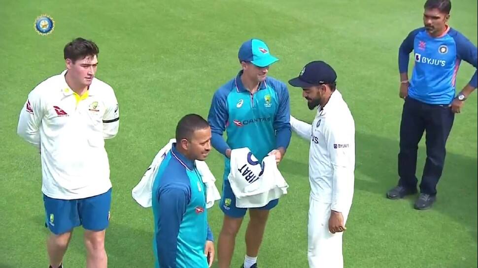 WATCH: Virat Kohli Gifts His Jerseys To Usman Khawaja and Alex Carey After Ahmedabad Test