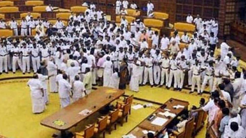 Ugly Scenes In Kerala Assembly: MLAs, Marshals Injured As Protests Against Speaker Turn Aggressive