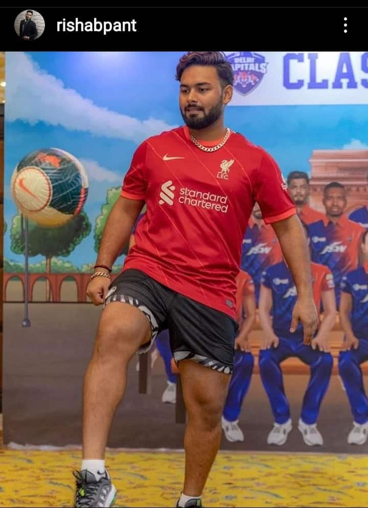 Rishabh Pant is a Liverpool fan