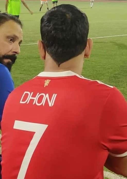 MS Dhoni is a Red Devil