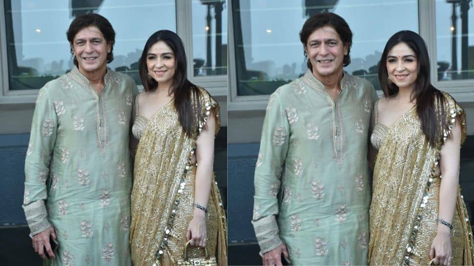 Chunky Pandey and Bhavana Pandey dazzle together
