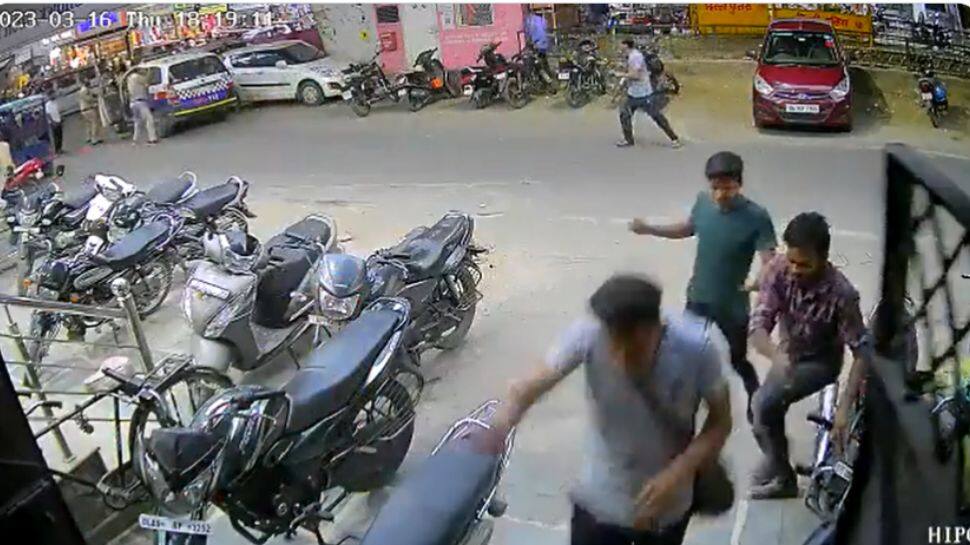 Video: Delhi Man Slits His Throat In Public, Roams Around With Knife, Pistol