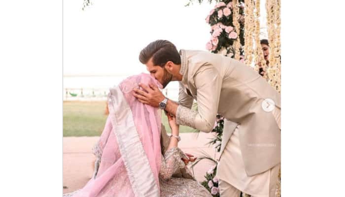 What does Shaheen Afridi's wife Ansha do?