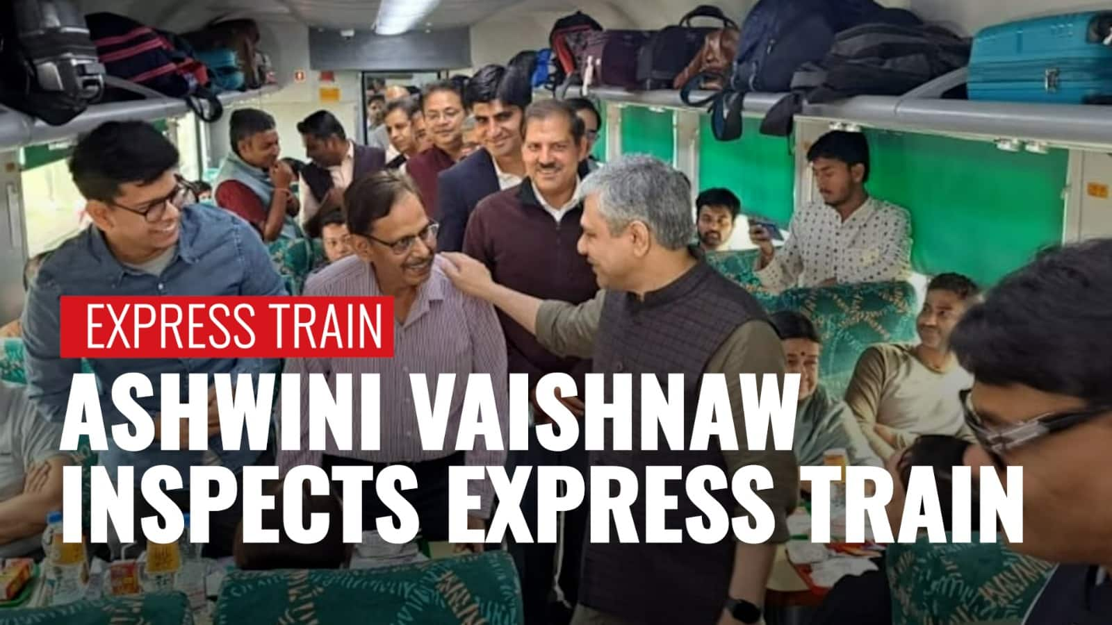 Railway Minister Ashwini Vaishnaw Inspects New Delhi- Ajmer Shatabdi ...