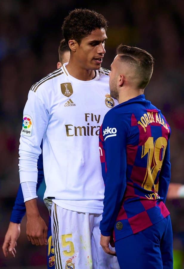 Jordi Alba vs Raphael Varane