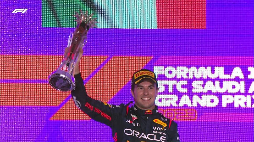 Formula 1: Red Bull&#039;s Sergio Perez Wins Saudi Arabian F1 GP, Alonso Takes Another Podium