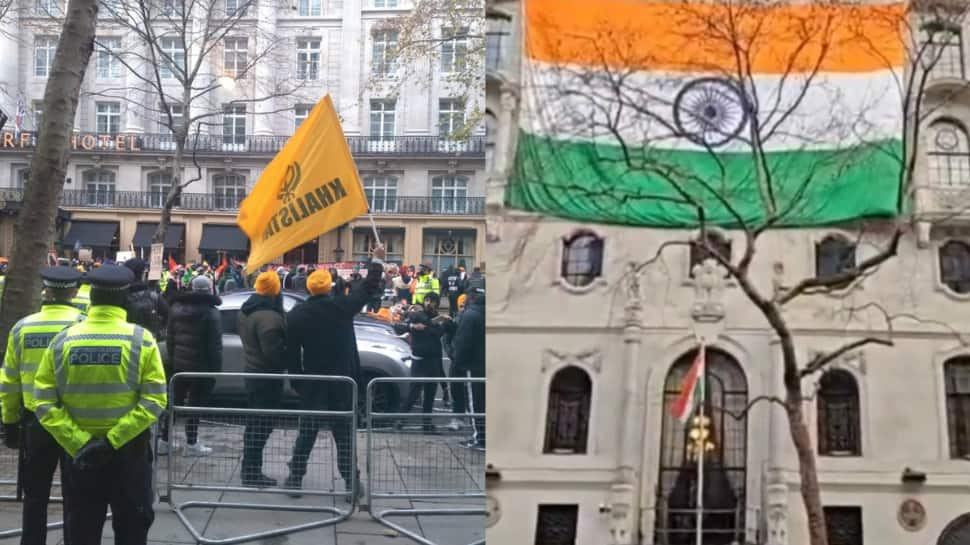 India Responds To Vandalism By Pro-Khalistani Protesters, Puts Up Grander Tricolour at London Office - WATCH