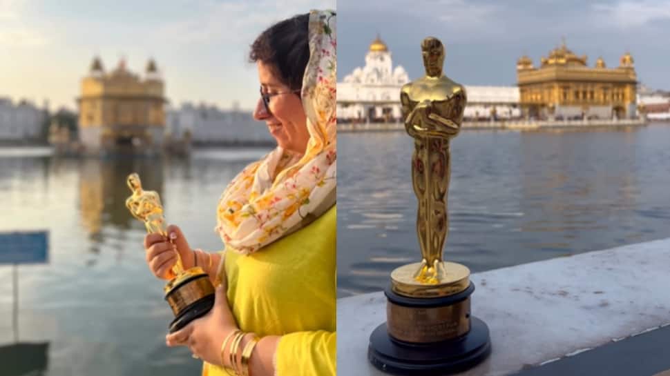 &#039;The Elephant Whisperers&#039; Fame Guneet Monga Seeks Blessings At Golden Temple With Her Oscar Trophy