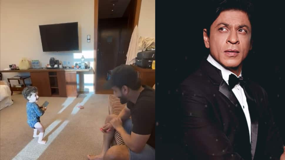 &#039;Yeh Tumse Zyaada Talented...&#039;, Shah Rukh Khan&#039;s Epic Reply To Irfan Pathan&#039;s Video Of Son Dancing On Pathaan Title Track - Watch