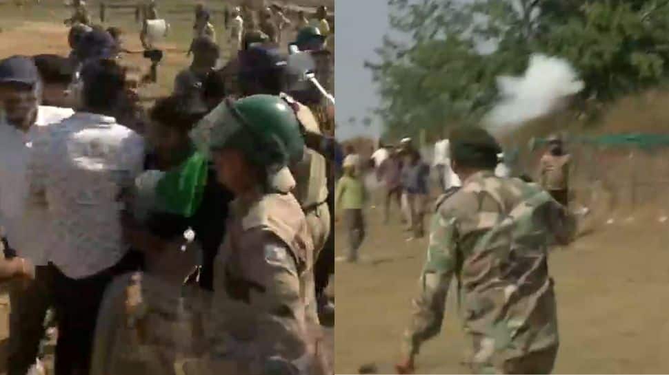 Jharkhand Police Uses Batons, Tear Gas Shells On Youths Protesting Against New Recruitment Policy - Vimarsana News