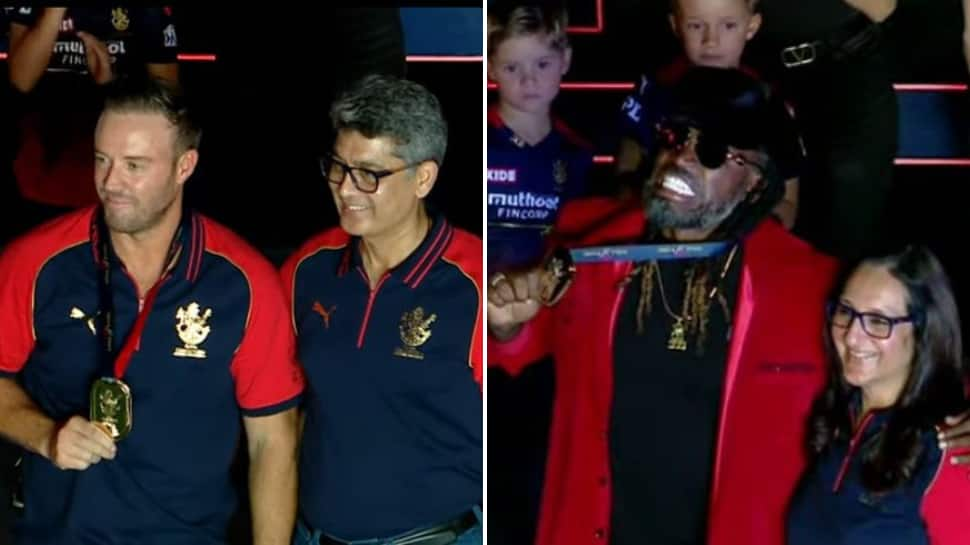 IPL 2023: RCB Retire AB de Villiers And Chris Gayle&#039;s Jersey Forever At Unbox Event