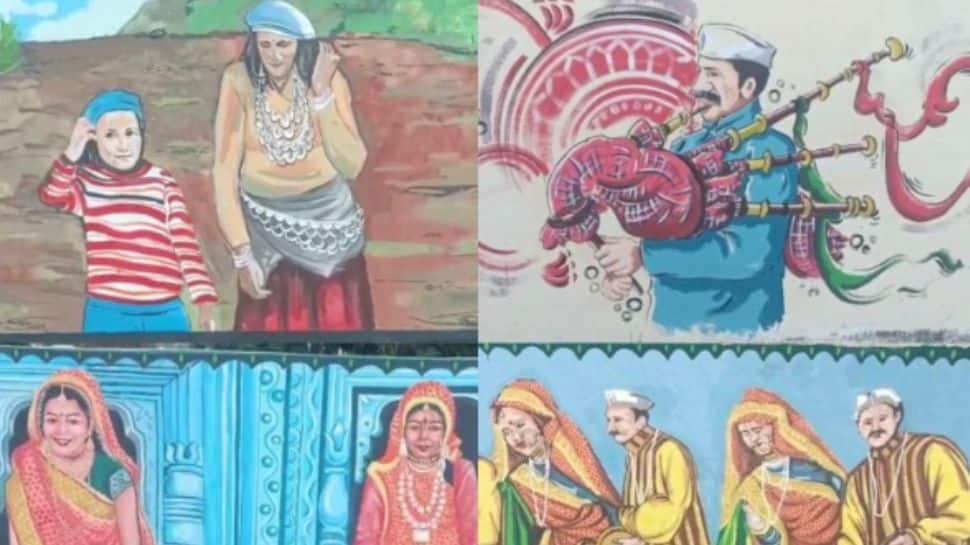 Ahead Of G20 Meetings, Murals Put Up In Uttarakhand&#039;s Ramnagar To Depict Local Culture