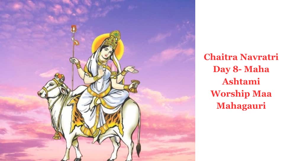 Chaitra Navratri Day 8 Maha Ashtami: Significance Of Worshipping Maa Mahagauri- Know Kanya Pujan, Puja Vidhi, Muhurat, Donations, Mantra And More