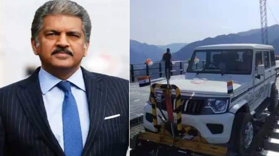 Anand Mahindra Shares Heartfelt Post On Use Of Bolero To Inspect World&#039;s Highest Rail Bridge