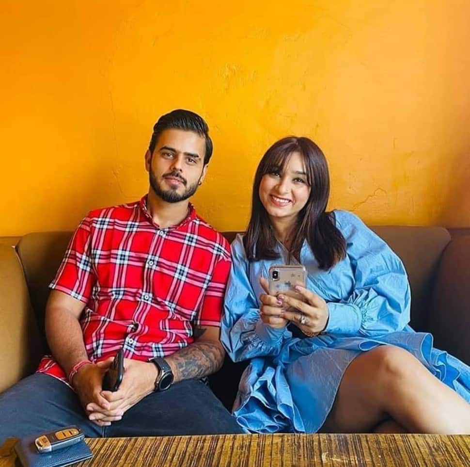 Nitish Rana and Saachi dated for two years and got engaged in the year 2016, later they got married on February 19, 2019. (Source: Twitter)